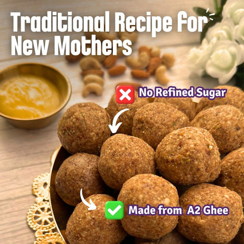 Pack of 3 - A2 Ghee Laddoos (Gond, Methi & Dry Ginger)