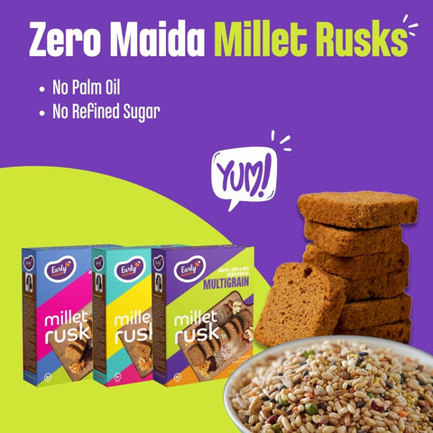 Pack of 3 - All Millet Rusks