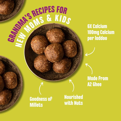 Pack of 3 - A2 Ghee Laddoos For Moms