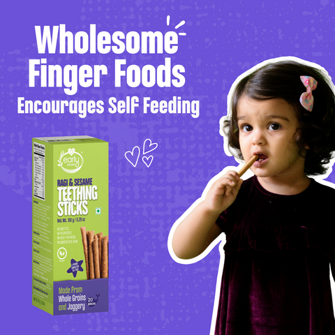 Ragi & Sesame Teething Sticks