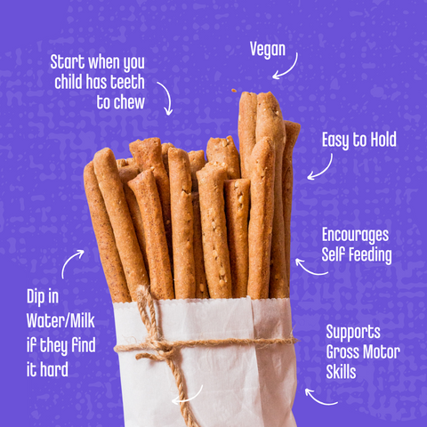 Ragi & Sesame Teething Sticks