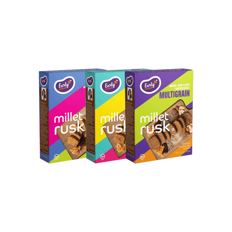 Pack of 3 - All Millet Rusks